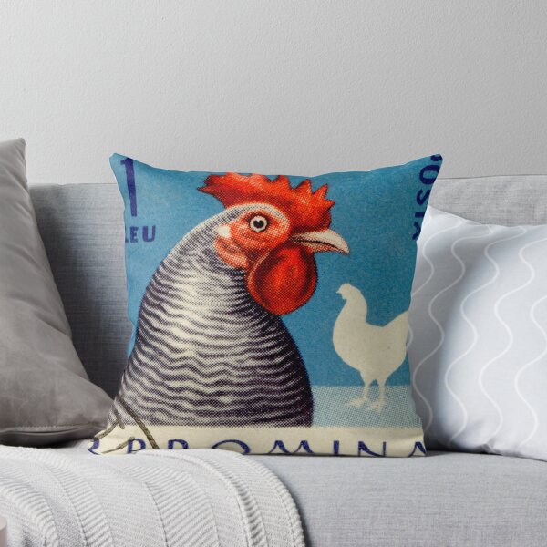 Item preview, Romania Chicken Postage Stamp designed and sold by StampLand.