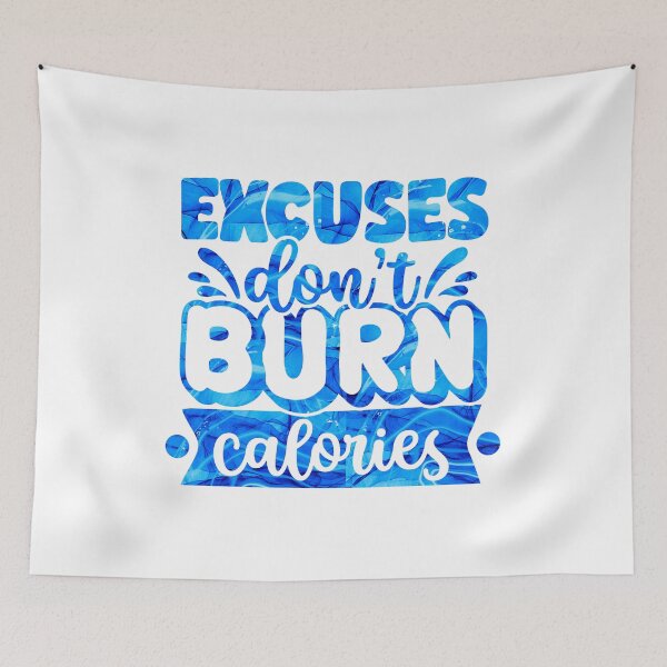 Item preview, Excuse don't burn calories  designed and sold by Souushop.