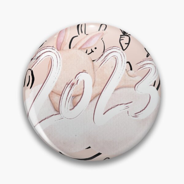 Item preview, Welcome to 2023 rabbit years with pastel backgrounds designed and sold by GREENTAGs.