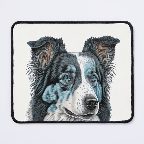 Item preview, Blue Merle Border Collie Dog designed and sold by DigitalRiggs.