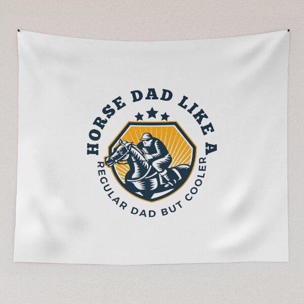 Item preview, Horse Dad Like A Regular Dad But Cooler , Horse Dad Meme #9 designed and sold by FLOWER--ART.