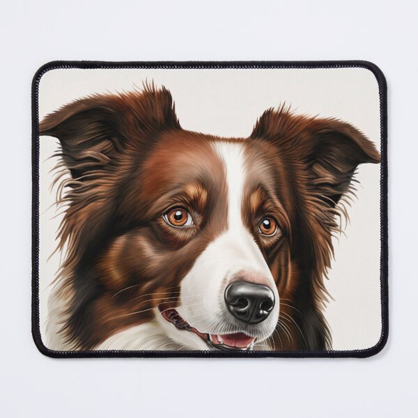 Item preview, Red Merle Border Collie Dog designed and sold by DigitalRiggs.