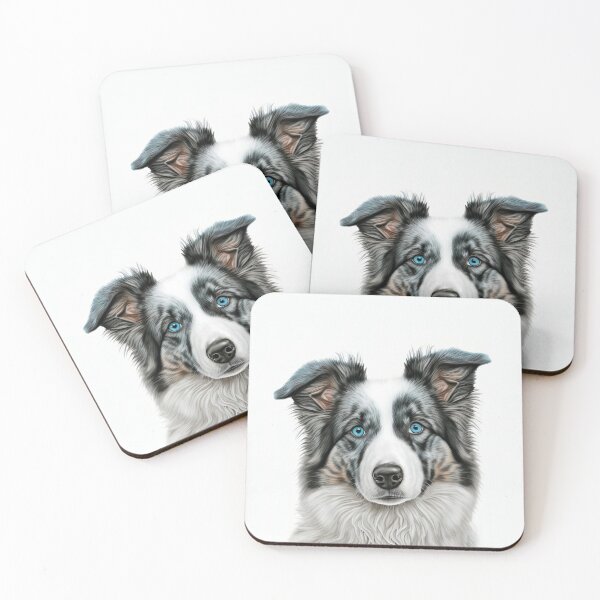Item preview, Blue Merle Border Collie Dog designed and sold by DigitalRiggs.