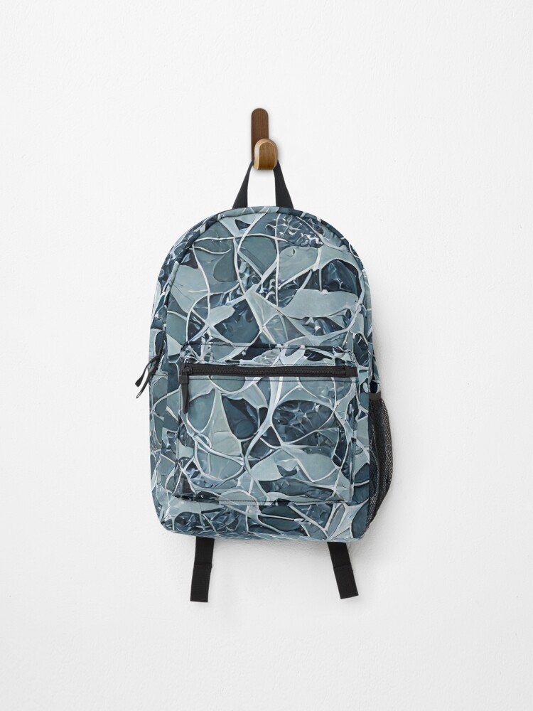 Thumbnail 1 of 3, Backpack, Abstract Ice Pattern designed and sold by threlando.