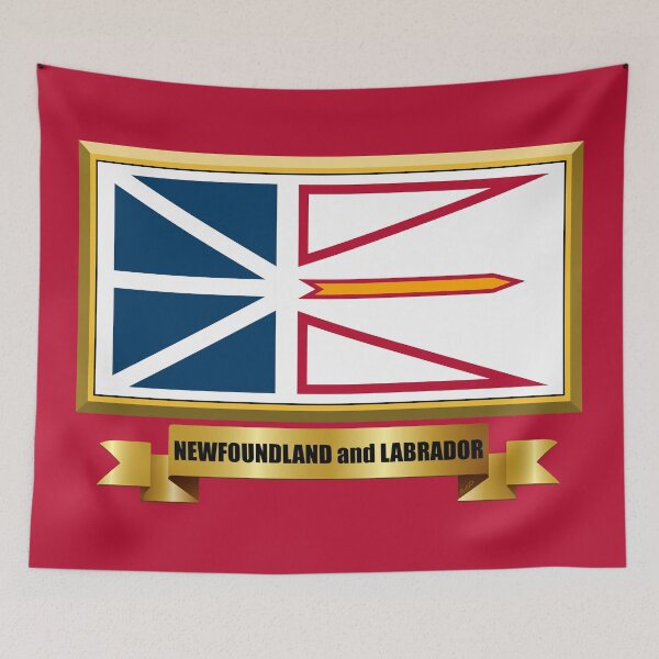 Item preview, NEWFOUNDLAND and LABRADOR Flag Gifts, Masks, Stickers & Products (GF) designed and sold by mpodger.
