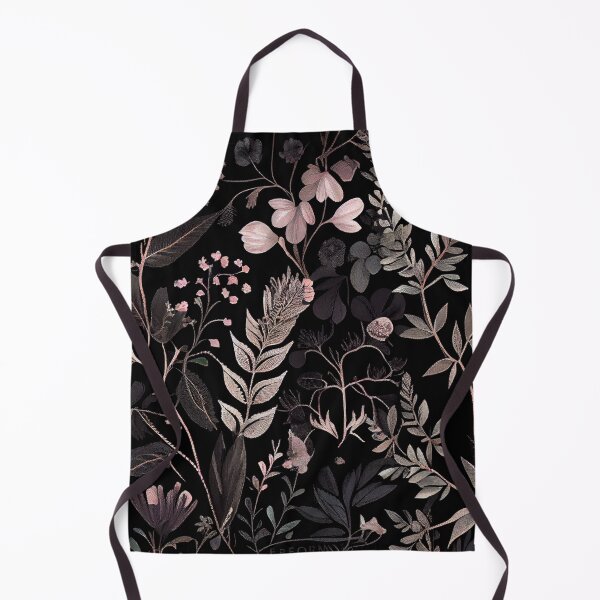 Artikelvorschau, Black Soft English Countryside Chic Pattern Digital Painting entworfen und verkauft von CodeAndColors.