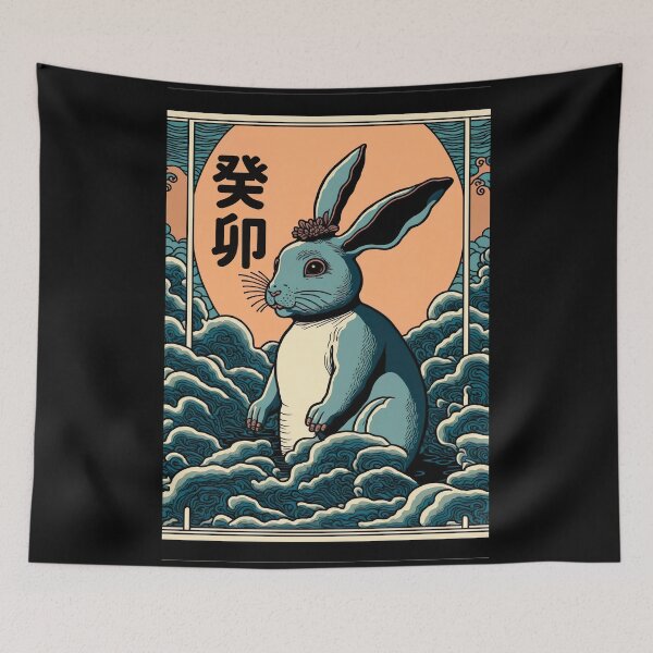 Item preview, Easter Water Rabbit - Mizunoto (癸卯 in Japanese) designed and sold by IrisMyriel.
