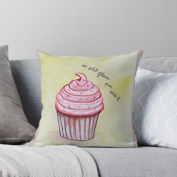 Artikelvorschau, Aquarell Valentine Pink Cupcake entworfen und verkauft von EtegamiJourney.