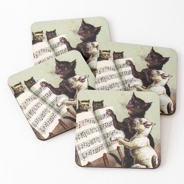 Item preview, 19th C. Singing Cats designed and sold by historicimage.