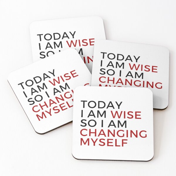 Item preview, Today I am wise so I am changing myself quote designed and sold by aimehero.