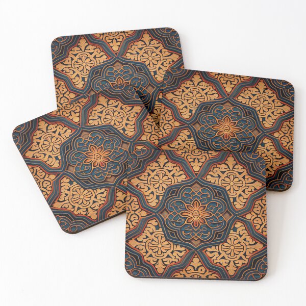 Item preview, Classic Asian Pattern Digital Painting designed and sold by CodeAndColors.