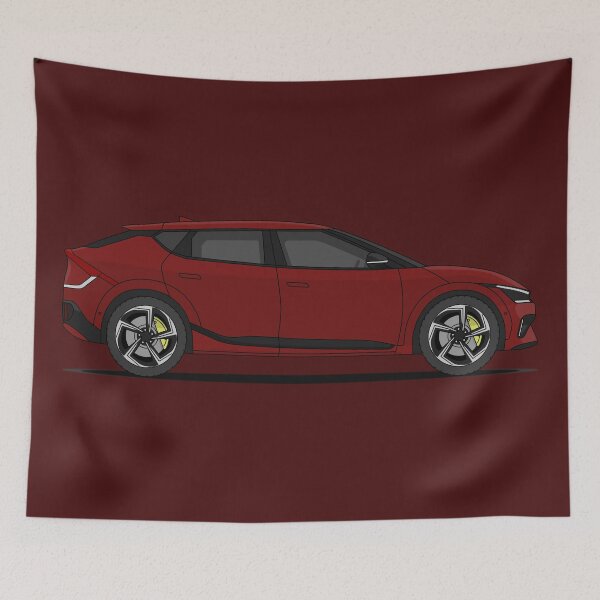 Item preview, Red Korean Electric Crossover designed and sold by Small Cars Shop.