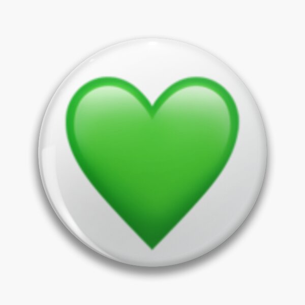 Item preview, Green Heart - iPhone iOS Apple Emoji designed and sold by KaomojiKitchen.