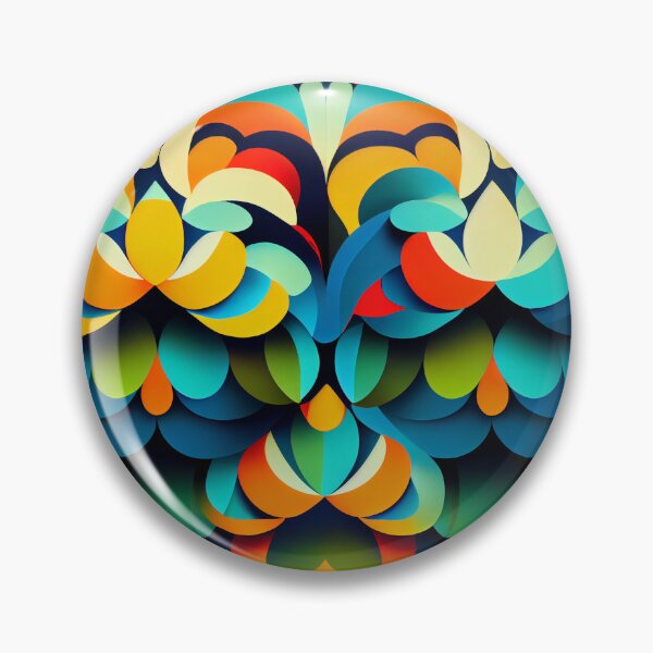 Artikelvorschau, Vibrant Pattern Digital Painting entworfen und verkauft von CodeAndColors.