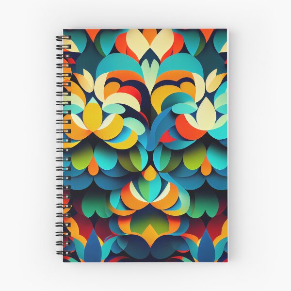 Item preview, Vibrant Pattern Digital Painting designed and sold by CodeAndColors.