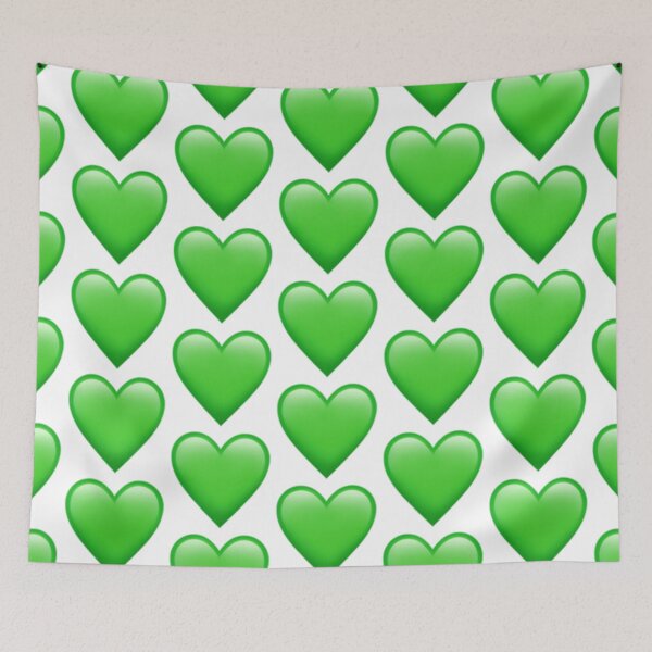 Item preview, Green Heart - iPhone iOS Apple Emoji designed and sold by KaomojiKitchen.