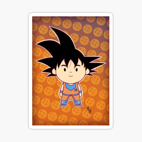 Dragonball Sticker - Goku Chibi 2 Art Print for Sale by PuppyPals3