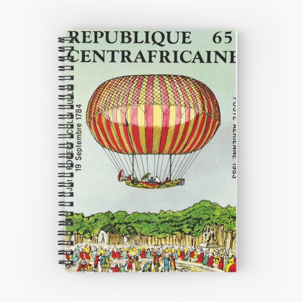 Item preview, Central African Republic Hot Air Balloon L. Robert Postage Stamp designed and sold by StampLand.