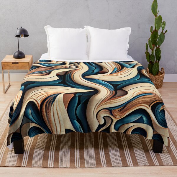 Item preview, Ancient Brilliant Modern Coastal Pattern Digital Painting designed and sold by CodeAndColors.