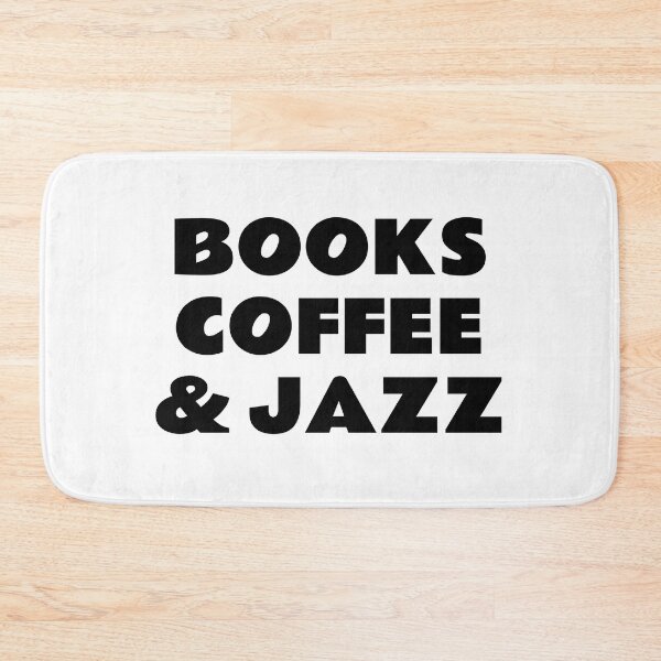 Item preview, Books Coffee and Jazz  designed and sold by Inspirationmotivation.