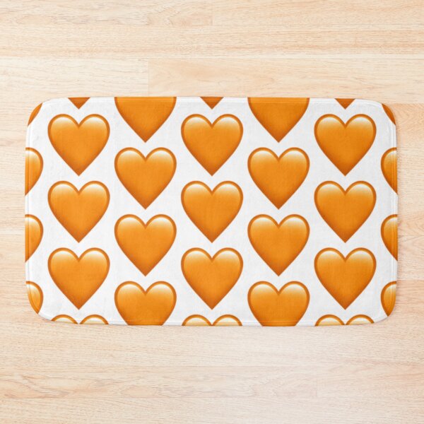 Item preview, Orange Heart - iPhone iOS Apple Emoji designed and sold by KaomojiKitchen.