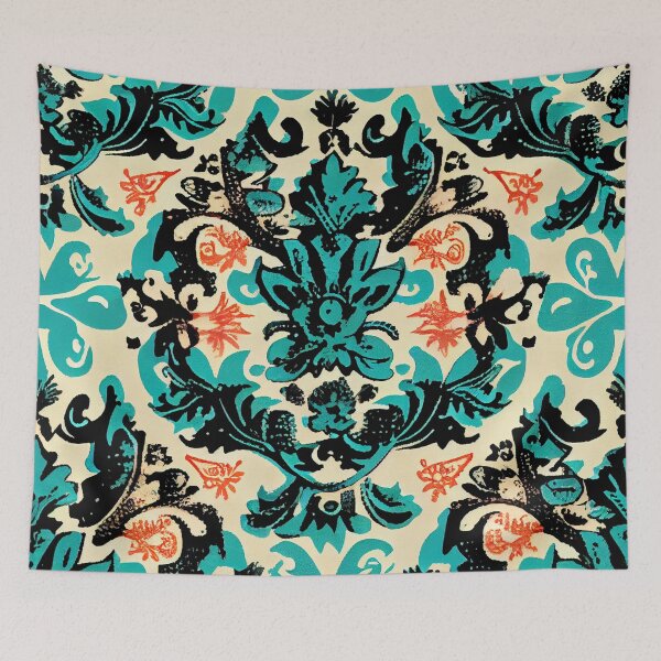 Item preview, Bold Rough Victorian Country Pattern Digital Painting designed and sold by CodeAndColors.