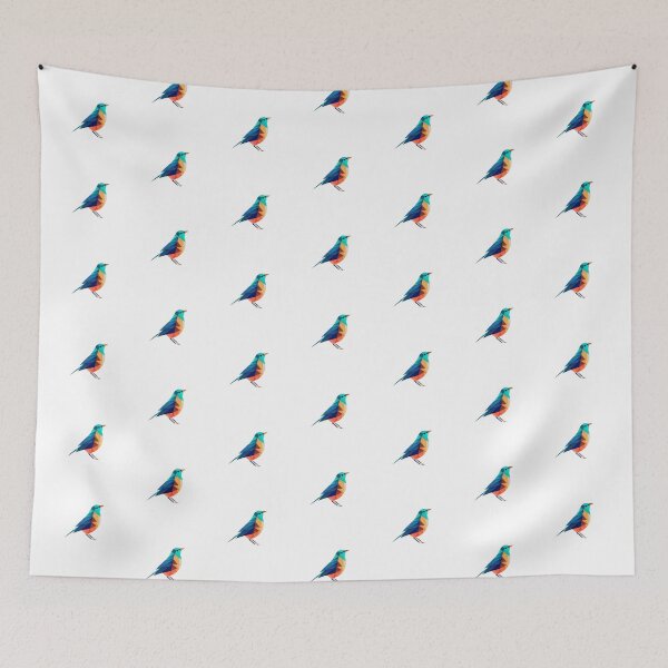 Aperçu de l'œuvre Oiseau Paradis - Design abstrait d'oiseau pour l'environnement créée et vendue par GreenBubble - Shop and reforest.