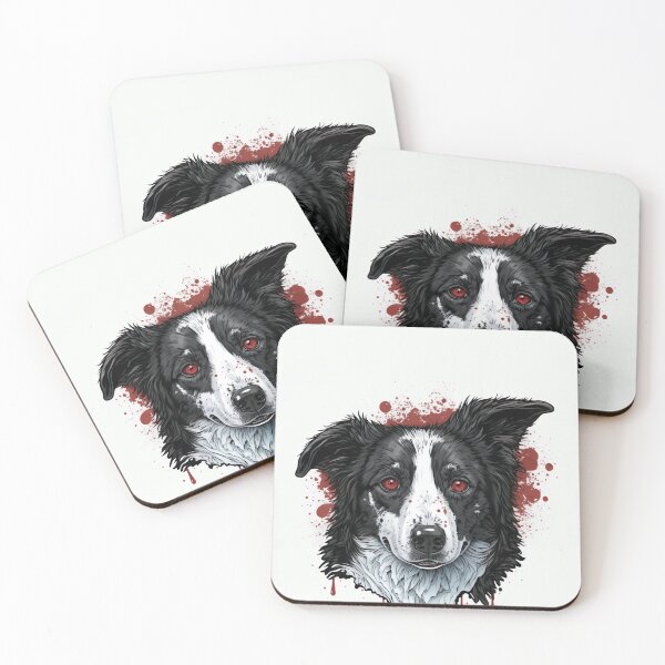 Item preview, Zombie Border Collie Dog designed and sold by DigitalRiggs.