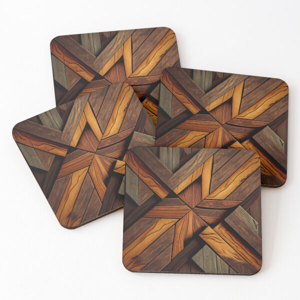Item preview, Irregular Wood Formal Country Pattern Digital Painting designed and sold by CodeAndColors.