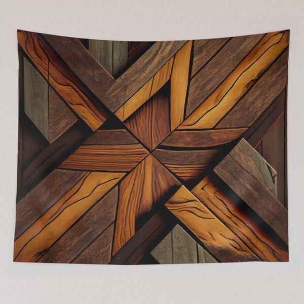 Item preview, Irregular Wood Formal Country Pattern Digital Painting designed and sold by CodeAndColors.