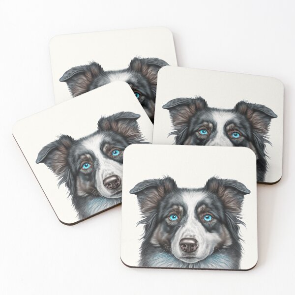 Item preview, Blue Merle Border Collie Dog designed and sold by DigitalRiggs.