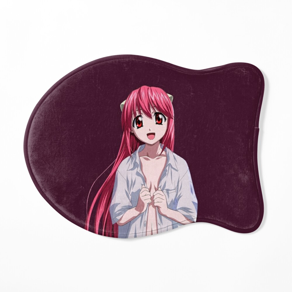 Elfen Lied Anime Manga, Anime, purple, face, black Hair png