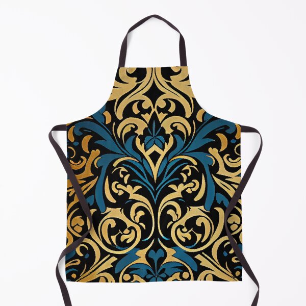 Artikelvorschau, Dense Hollywood Regency Pattern Digital Painting entworfen und verkauft von CodeAndColors.