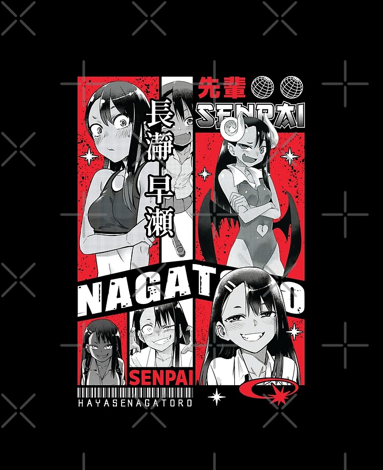 Nagatoro Hayase - The Sassy Waifu from Don't Toy with Me, Miss Nagatoro  anime and manga iPad Case & Skin for Sale by theUltZombie