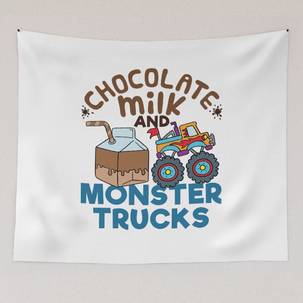 Item preview, Chocolate Milk and Monster Trucks designed and sold by jaygo.