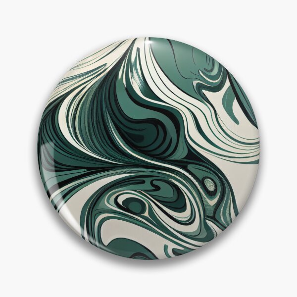 Artikelvorschau, Fluid Flowing Basic Green Modern Farmhouse Pattern Digital Painting entworfen und verkauft von CodeAndColors.