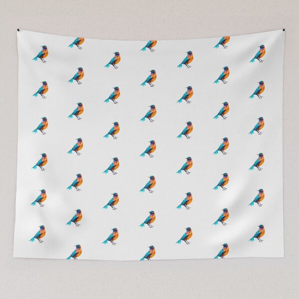 Aperçu de l'œuvre Oiseau Paradis - Design abstrait d'oiseau pour l'environnement créée et vendue par GreenBubble - Shop and reforest.