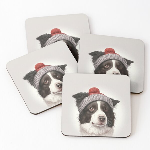 Item preview, Border Collie Dog Winter hat designed and sold by DigitalRiggs.