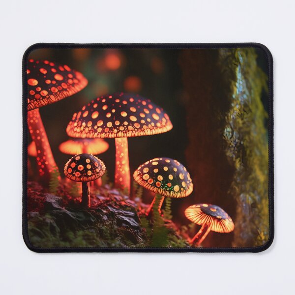 Item preview, Glowing mushrooms 15 designed and sold by Red Witch Art.