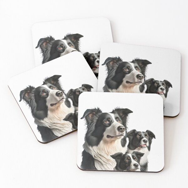 Item preview, Border Collie Dog family designed and sold by DigitalRiggs.