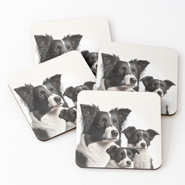 Item preview, Border Collie Dog family designed and sold by DigitalRiggs.