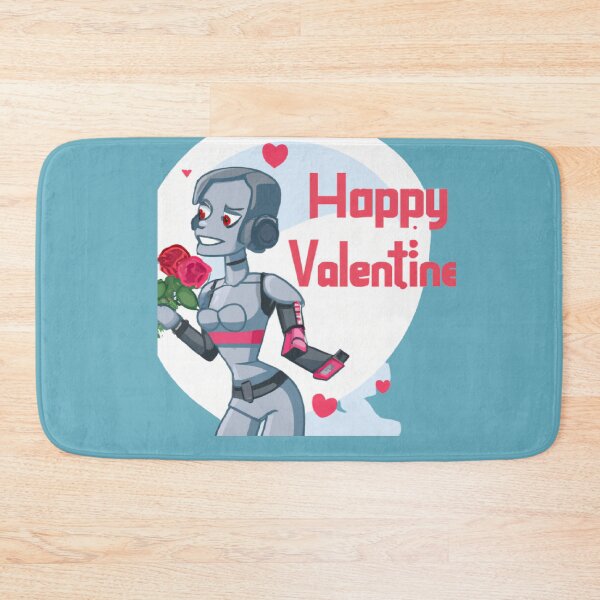 Item preview, woman robot celebrat valentine day designed and sold by BISJOU.