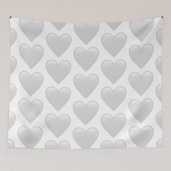 Item preview, White Heart - iPhone iOS Apple Emoji designed and sold by KaomojiKitchen.