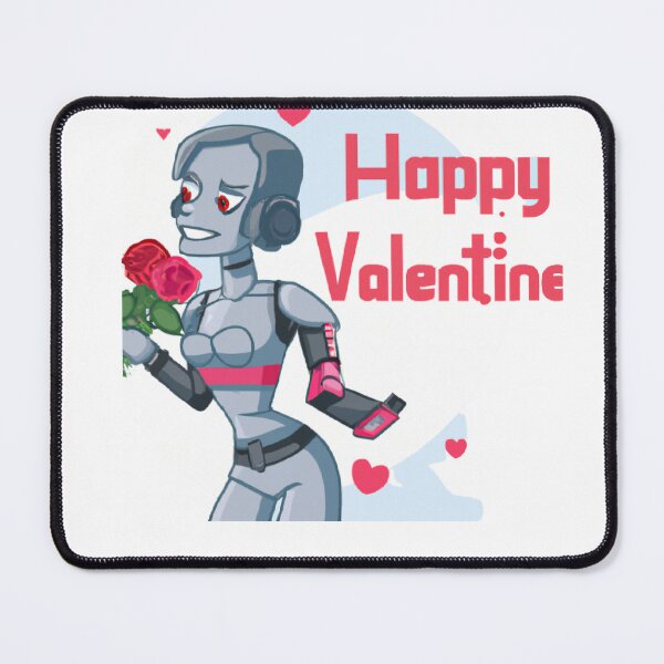 Item preview, woman robot celebrat valentine day designed and sold by BISJOU.