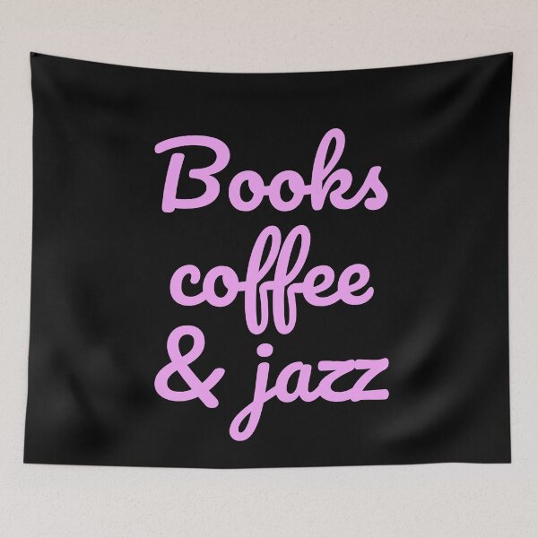 Item preview, Books Coffee and Jazz  designed and sold by Inspirationmotivation.
