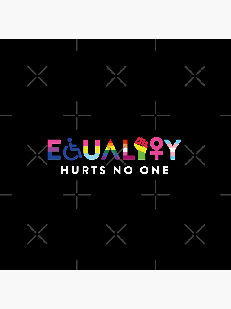 Equality Hurts No One Human Rights LGBTQ Pride Proud Ally Pin