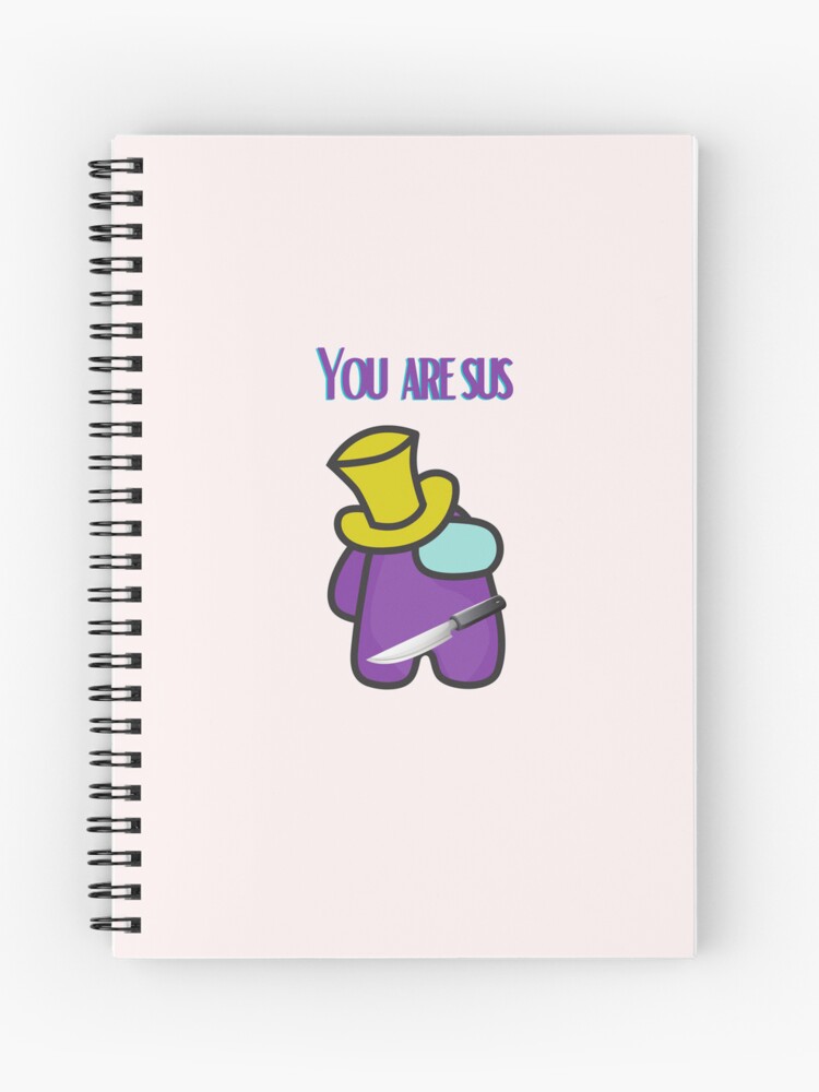 Spongebob - Suspicious Fish Spiral Notebook for Sale by