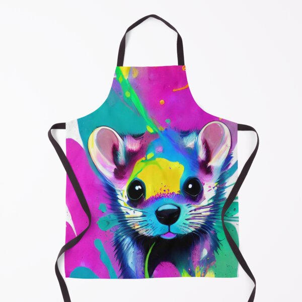 Aperçu de l'œuvre Furet éclaboussé créée et vendue par DrGin-and-Juice.