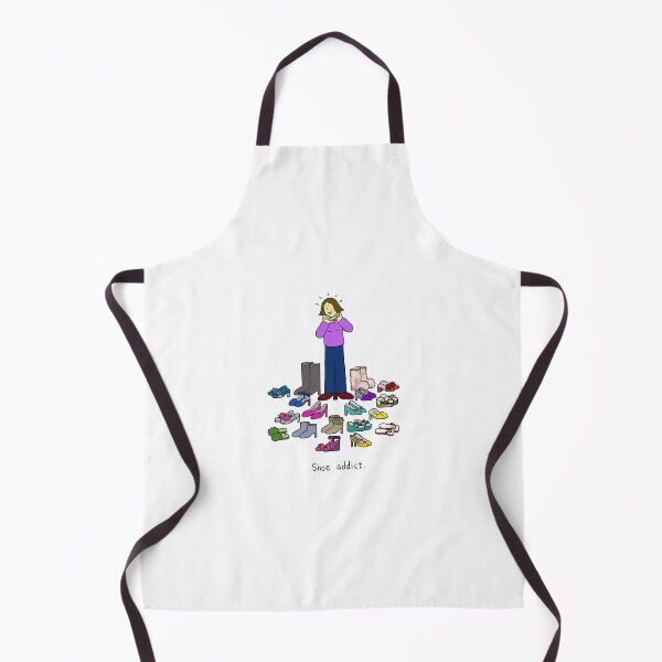 Item preview, Shoe Lover's Cartoon Lady with Her Shoe Collection designed and sold by KateTaylor.