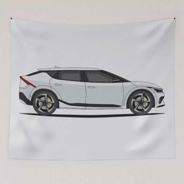 Item preview, White Korean Electric Crossover designed and sold by Small Cars Shop.